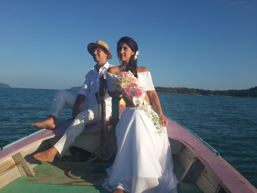 Romantic boat trip